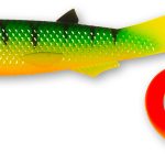 Quantum Yolo Curly Shad Firetiger Hot Tail Gumihal 64g 26cm