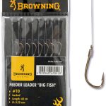 Browning Feeder Leader Big Fish Előkötött Horog