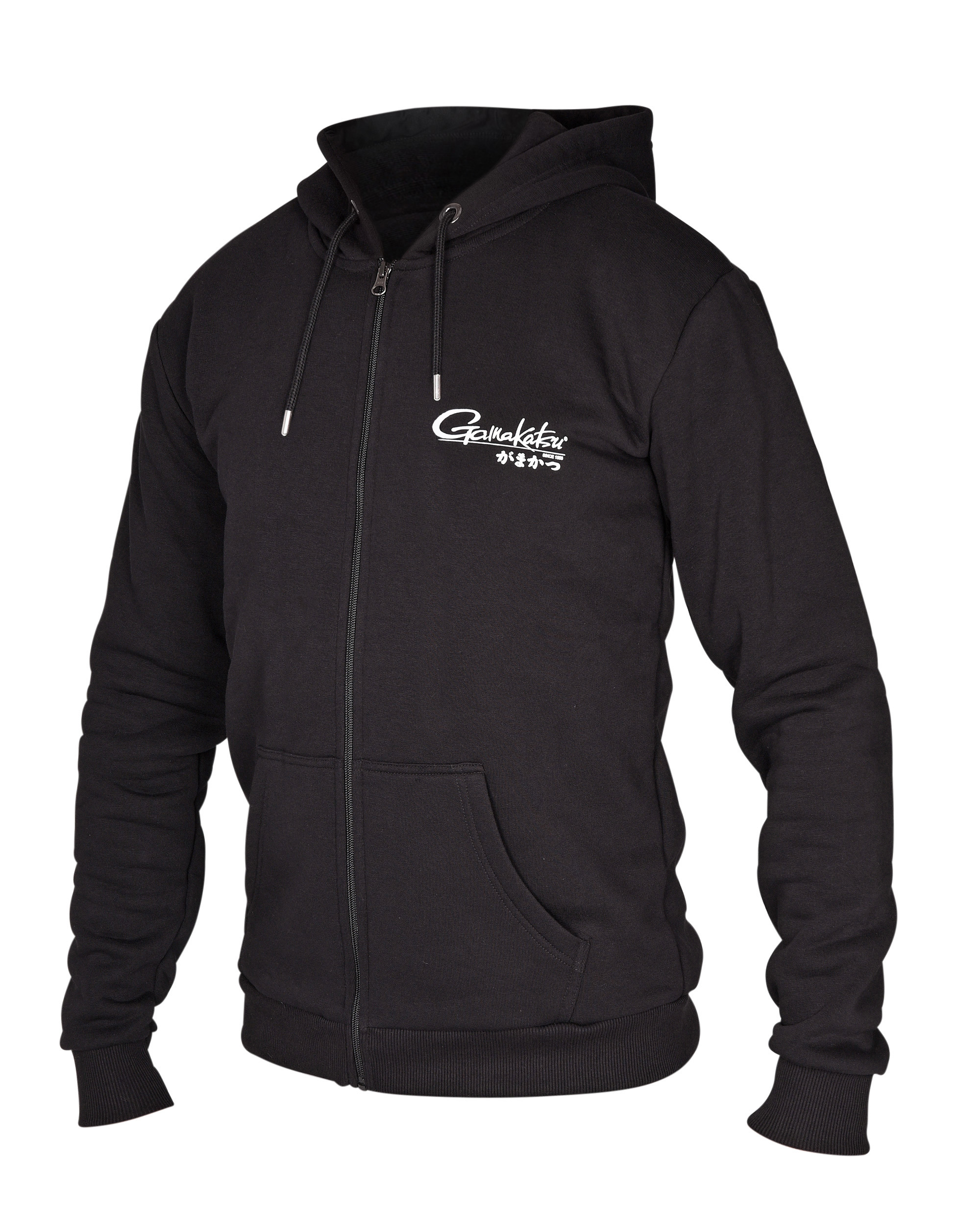 Gamakatsu Hoodie Classic Jp Zipped Black Xxl