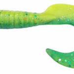 Rapture Fun Tail Grub 8.5cm green lime plasztik csali