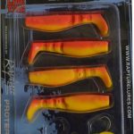 Rapture Slugger Shad Set 55 Flame Yellow 4+2 db/csg, műcsali szett