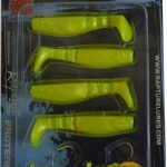 Rapture Slugger Shad Set 55 Neon Yellow 4+2 db/csg, műcsali szett