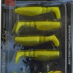 Rapture Slugger Shad Set 55glowing 4+2 db/csg, műcsali szett