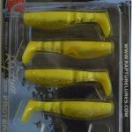 Rapture Slugger Shad Set 75 Chartreuse Ghost 4+2 db/csg, műcsali szett