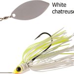 Rapture Sharp Spin Single Willow 14 g White Chartreuse