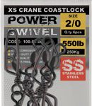 Trabucco Ss X-Strong Crane W/Coastlock Snap 8 db 01 forgókapocs