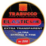 Trabucco Baits Elastic Line 200 M, csalirögzítő gumiszál