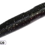 Trabucco Slurp Bait Fat Trout Worm black glitter 10 db